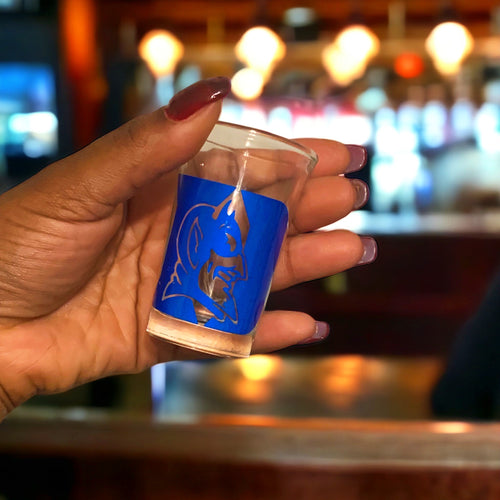 Blue Devil Duke Shot Glasses - LoverByNature