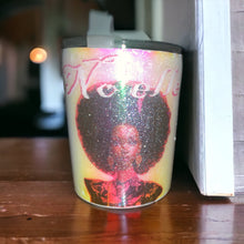 Load image into Gallery viewer, Customizable Black Barbie Tumbler - Add Your Name or Keep It Simple - 12 oz &amp; 20 oz - LoverByNature
