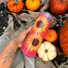 Load image into Gallery viewer, Stand Out in Style with a Sunflower Tumbler - Handcrafted with Permanent Vinyl and Epoxy Resin
