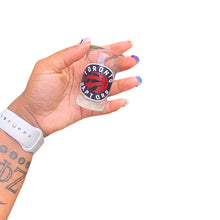 Load image into Gallery viewer, Handcrafted Toronto Raptors Shot Glass with Long-lasting Vinyl Detailing
