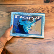 Load image into Gallery viewer, Taurus Zodiac Tray | Epoxy Resin Serving Tray for Long-Lasting Use | Individual or Set Option Available
