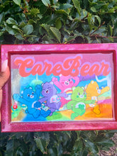 Load image into Gallery viewer, Whimsical Care Bear Tray | Epoxy Resin &amp; Permanent Vinyl | Jewelry Organizer

